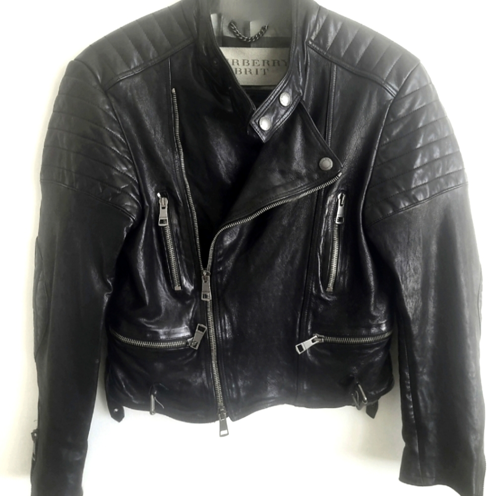 BURBERRY BRIT   MENS MOTO JACKET NWOT